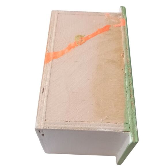 Milson & Louis Hand Painted Jewelry Box Chest Of Drawers Colorful Shabby READ - Picture 12 of 16